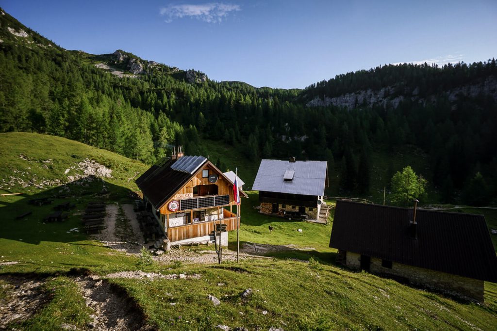 Blejska koča na Lipanci, Julian Alps, Slovenia