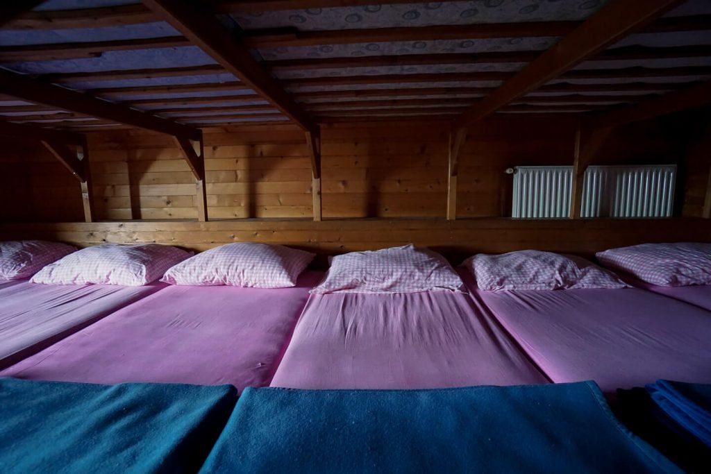 Blejska koča na Lipanci dormitory