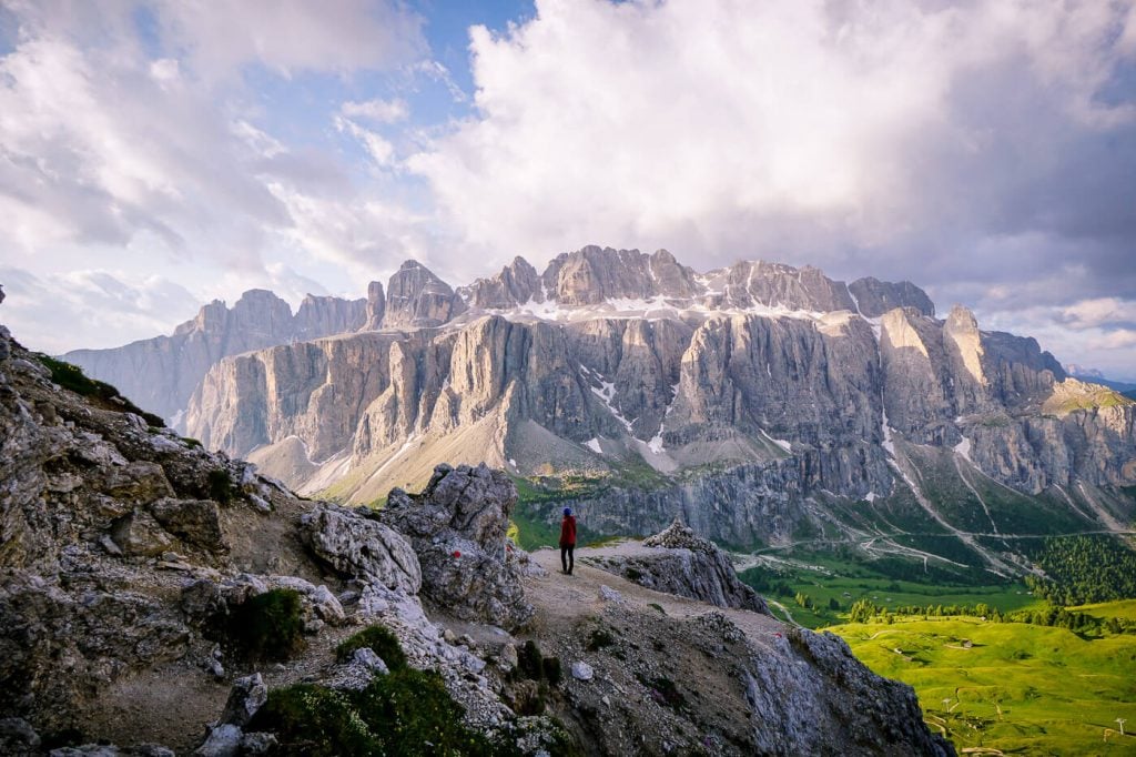 Passo Gardena to Gran Cir, Dolomites