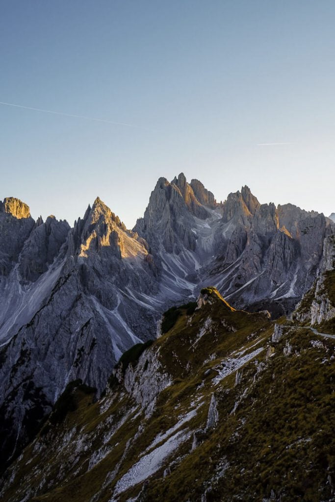 Hiking from Rifugio Auronzo to the Cadini di Misurina Viewpoint, Dolomites