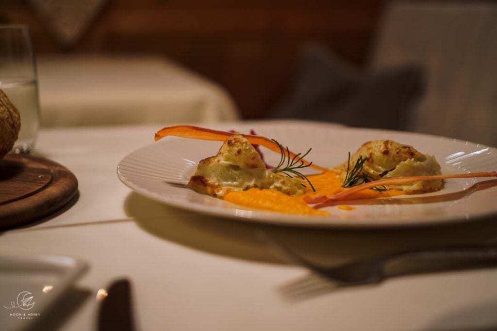 Dorfhotel Beludei Dinner, Val Gardena, Dolomites