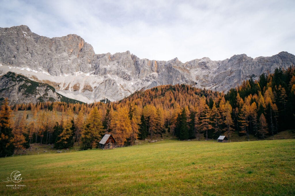 Glösalm to Bachlalm hiking trail, Dachstein, Austria