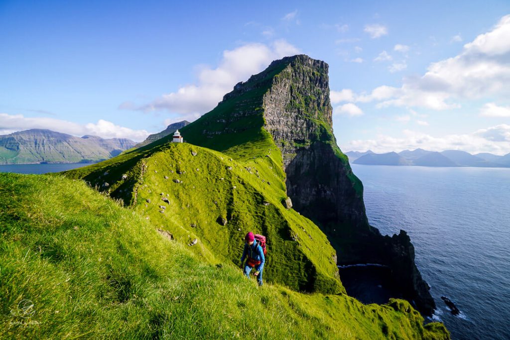 Kallur Lighthouse, Kalsoy Island, Faroe Islands 