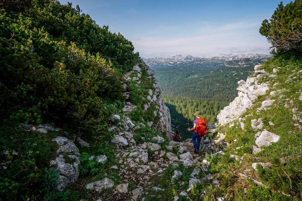 Štapce ridge gap, Triglav Lakes Valley, Slovenia